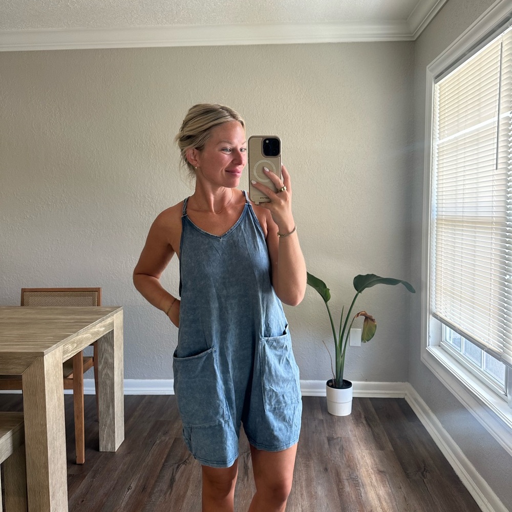 Blue Romper